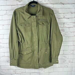 Olive Green Utility Jacket